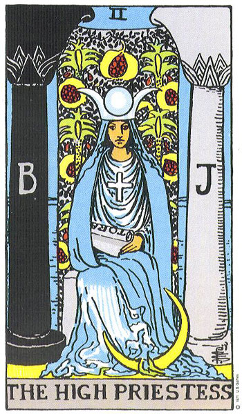 The Rider-Waite Tarot: The High Priestess